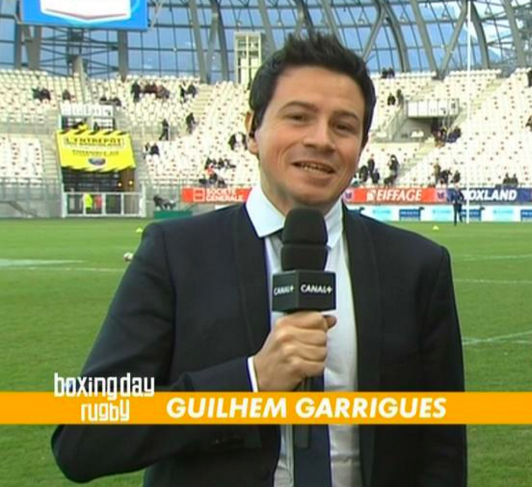 Guilhem Garrigues, l’atout charme du rugby sur Canal +